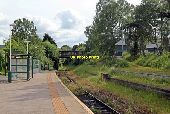 Photo 6"x4" Platform 4, Wrexham General railway station Wrexham\/Wrecsam c2014