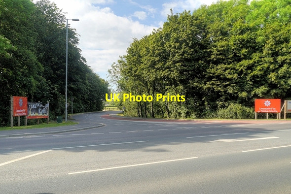 Photo 6"x4" Entrance to Lancashire Fire and Rescue Service, Westway (B5252) Chorley\/SD5817 c2014