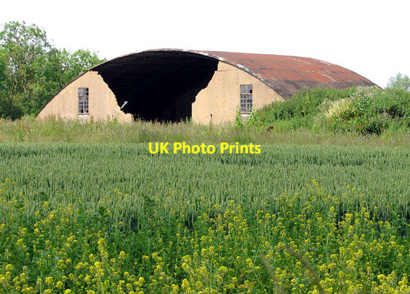 Photo 6"x4" Ex-RAF blister hangar near Green Farm Frans Green c2014