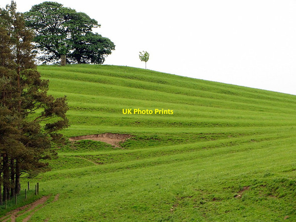 Photo 6"x4" Ridge & Furrow at Toot Hill Scots' Gap c2014