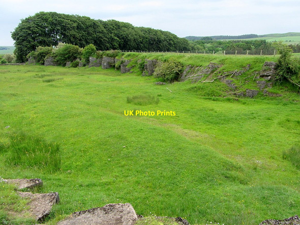 Photo 6"x4" Disused limestone quarry north of Tut Hill Scots' Gap c2014