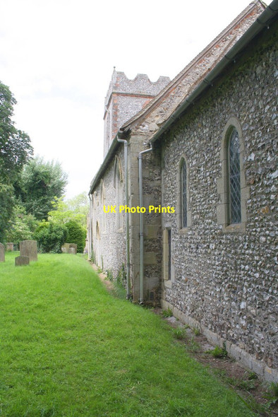 Photo 6"x4" South Face of St Mary's Church North Stoke\/SU6186 c2014