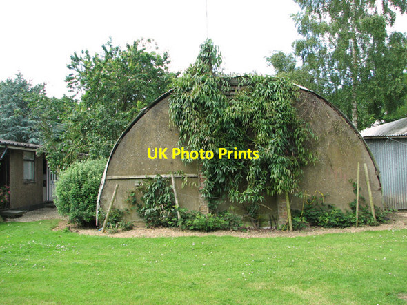Photo 6"x4" Ex-RAF buildings at Attlebridge airfield Frans Green c2014