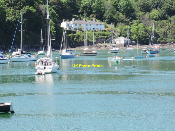 Photo 6"x4" Yealm estuary Noss Mayo c2014