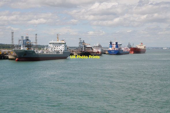 Photo 6"x4" Tankers at the Marine Terminal, Fawley Ashlett c2014