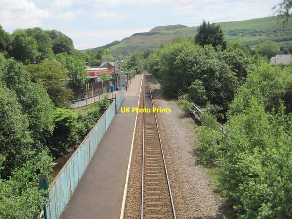 Photo 6"x4" Ton Pentre railway station, Rhondda Cynon Taf, 2014 Rhondda c2014