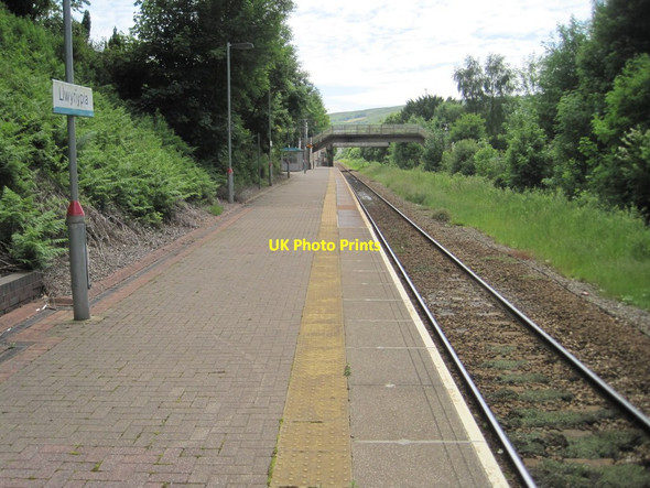 Photo 6"x4" Llwynypia railway station, Rhondda Cynon Taf, 2014 Tonypandy c2014