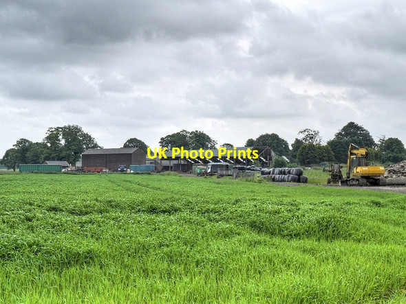 Photo 6"x4" Glazebury, Little Woolden Hall Farm Fowley Common c2014
