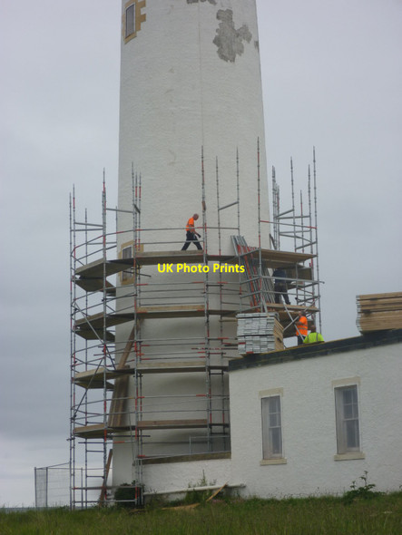 Photo 6"x4" Coastal East Lothian : Men At Work Broxburn\/NT6977 c2014