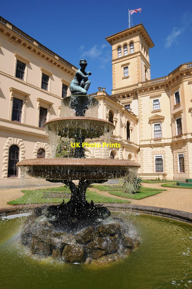 Photo 6"x4" Fountain, Osborne House Cowes c2014