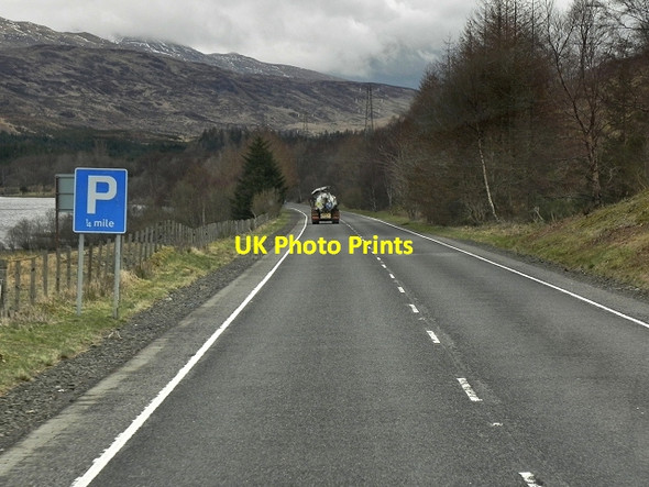 Photo 6"x4" A85 Passing Loch Iubhair Crianlarich c2014