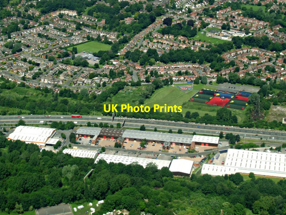 Photo 6"x4" Stockport from the air Stockport\/SJ8990 c2014