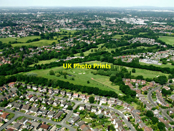 Photo 6"x4" Gatley Golf Course from the air Gatley c2014