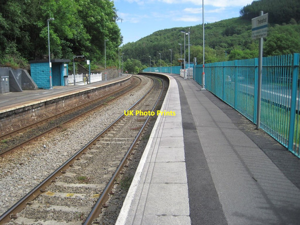 Photo 6"x4" Trehafod railway station, Rhondda Cynon Taf, 2014 Porth\/ST0291 c2014