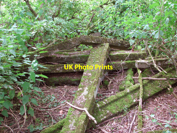 Photo 6"x4" Remains of old RAF building Frans Green c2014