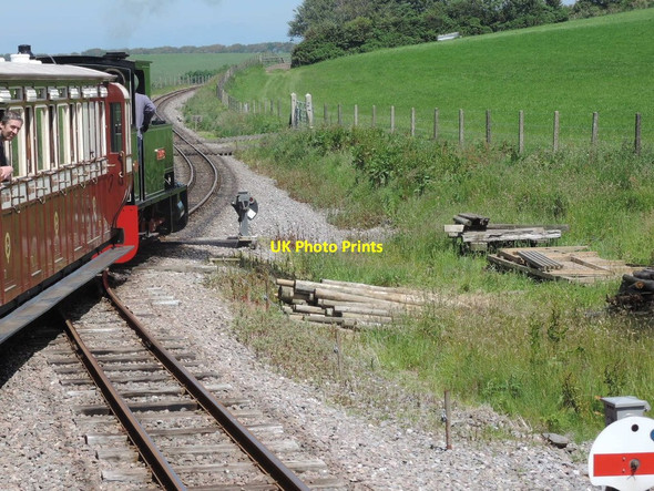 Photo 6"x4" Lynton & Barnstaple Railway: leaving Killington Lane Bodley c2014