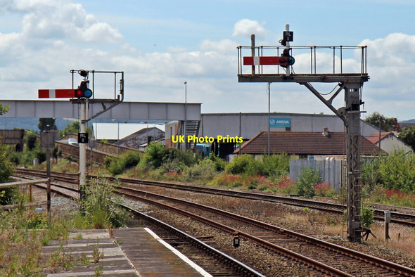 Photo 6"x4" Signals, Rhyl railway station Rhyl c2014