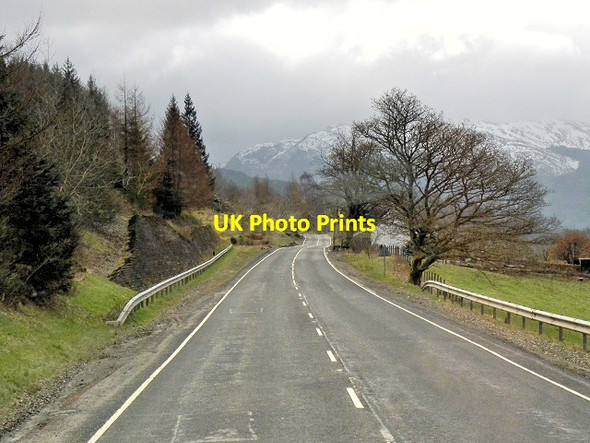 Photo 6"x4" The A84 through Strathyre Kingshouse c2014