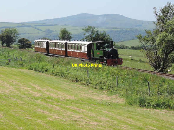 Photo 6"x4" Lynton & Barnstaple Railway: train from Killington Lane Killington\/SS6646 c2014
