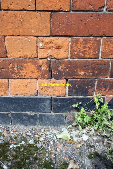 Photo 6"x4" Benchmark on brick wall on north side of Soar Lane Leicester c2014