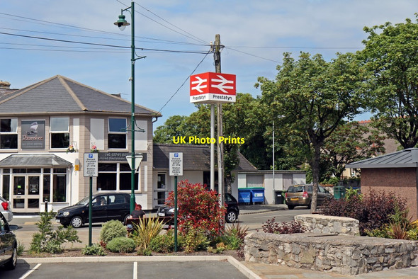 Photo 6"x4" Prestatyn railway station car park Prestatyn c2014