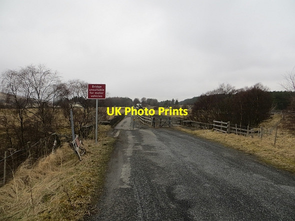 Photo 6"x4" Weak bridge, Dalnamein Dalinturuaine c2014