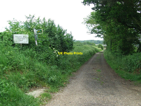 Photo 6"x4" Footpath Only Methersgate c2014