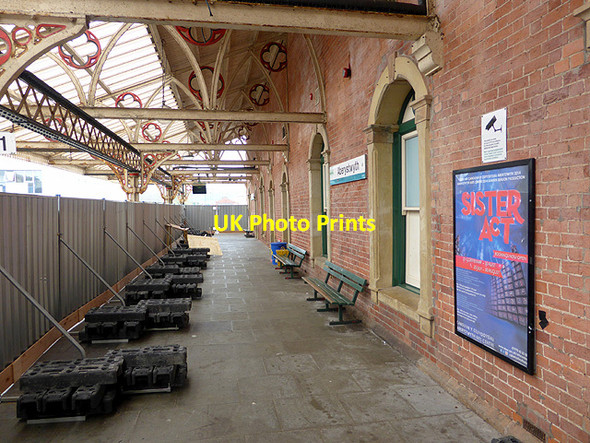 Photo 6"x4" Refurbishment work at Aberystwyth railway station Aberystwyth c2014