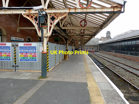 Photo 6"x4" Refurbishment work at Aberystwyth railway station Aberystwyth c2014