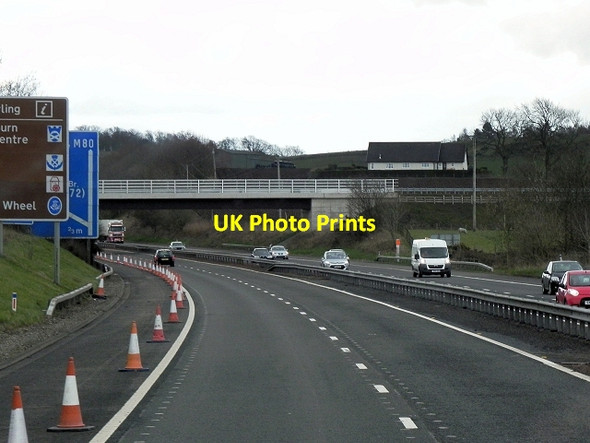 Photo 6"x4" Southbound M9, Chartershall Borestone c2014