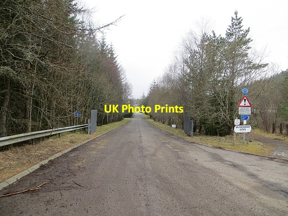 Photo 6"x4" Old A9, Dalnacardoch Dalnacardoch Lodge c2014