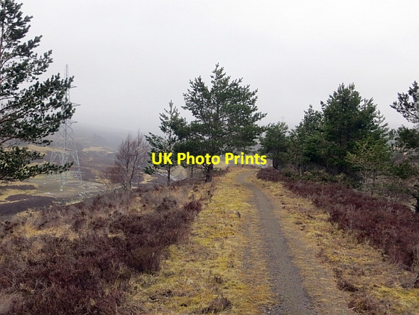 Photo 6"x4" Cycle path, Dalnacardoch Edendon Bridge c2014