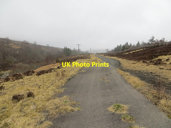 Photo 6"x4" Old A9 Allt Garbh-bhruaich c2014
