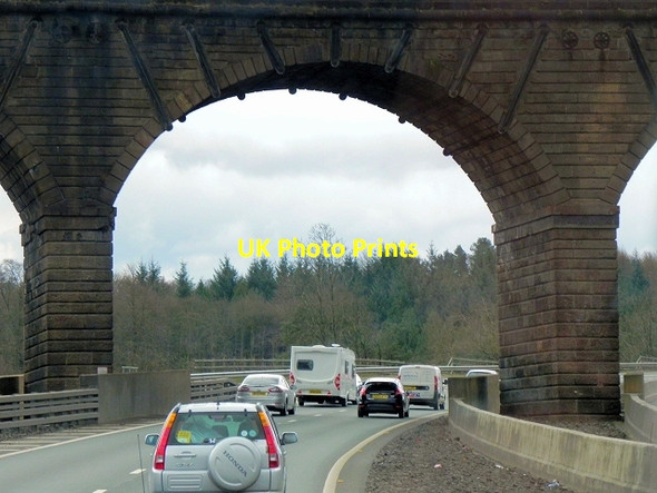 Photo 6"x4" M80, Castlecary Arches Castlecary c2014