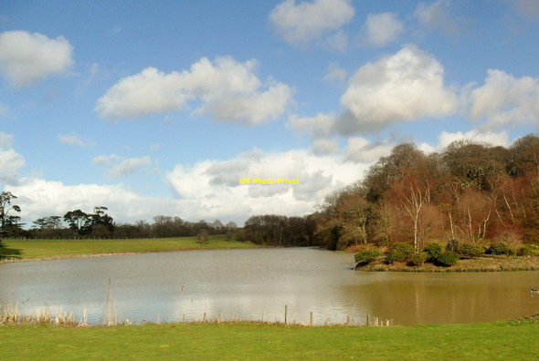 Photo 6"x4" Lake, Ashburnham Place Brownbread Street c2014