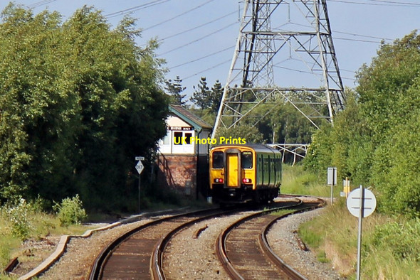 Photo 6"x4" Passing Dee Marsh Junction signal box, Hawarden Bridge Connah's Quay c2014