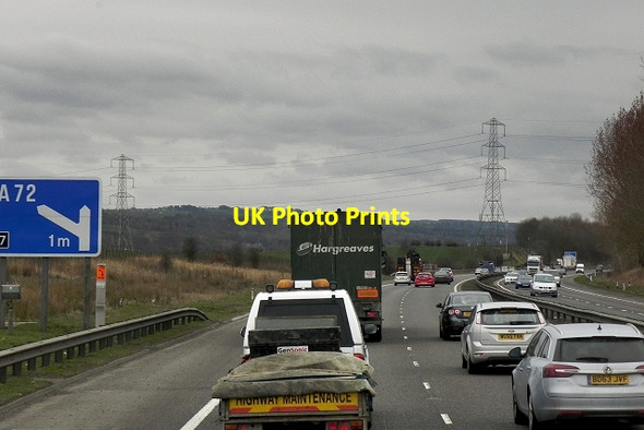 Photo 6"x4" Southbound M74 Hamilton\/NS7255 c2014
