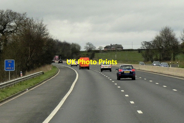 Photo 6"x4" M6, South of Junction 42 Wreay\/NY4348 c2014