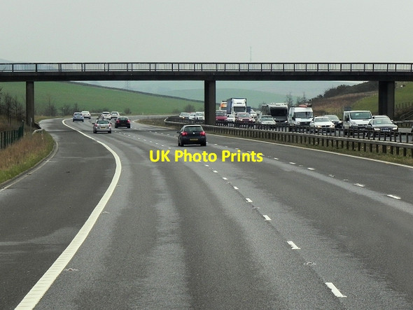Photo 6"x4" Reservoir Road Bridge, Southbound M6 near Killington Millholme\/SD5690 c2014