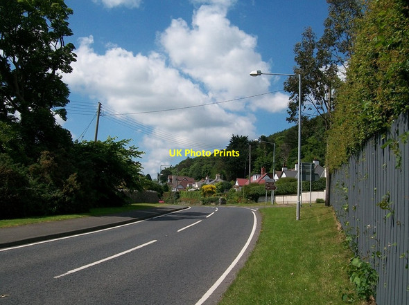 Photo 6"x4" The A2 (Killowen Road) approaching the junction with the Old Killowen Road Rostrevor c2014