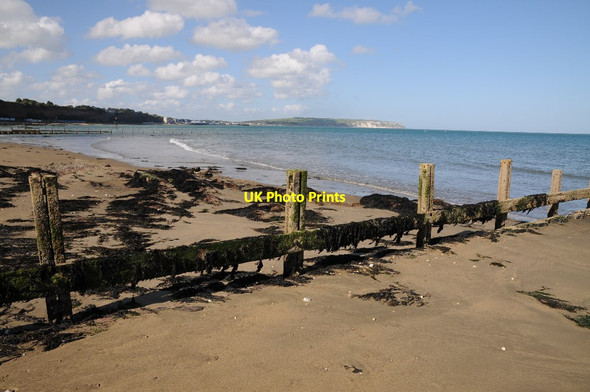 Photo 6"x4" Groynes on Hope Beach Shanklin c2014