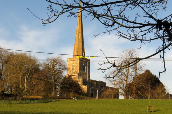 Photo 6"x4" Looking over a field to SS Peter and Paul parish church Church Hanborough c2014
