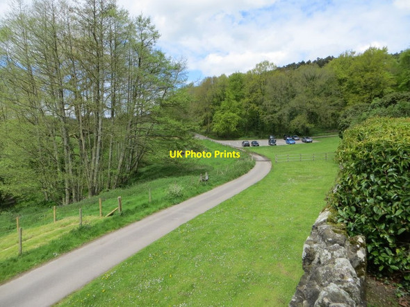 Photo 6"x4" Road to the car park Wardour c2014