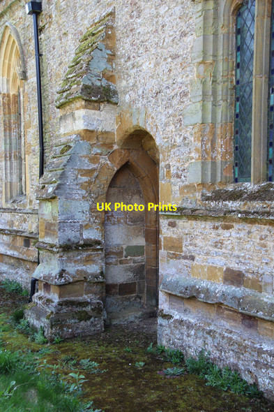 Photo 6"x4" St Mary, Gayton - Exterior detail Gayton\/SP7054 c2015