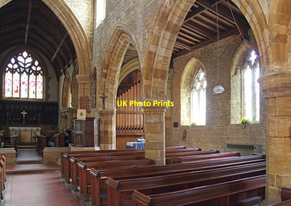 Photo 6"x4" St Mary, Gayton - South arcade Gayton\/SP7054 c2015