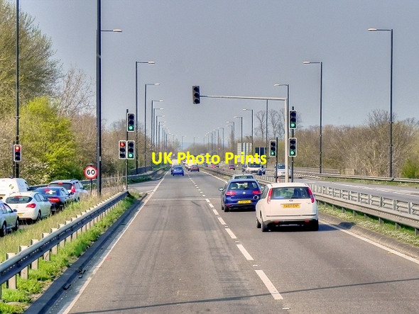 Photo 6"x4" Northbound A332 at Clewer Eton c2015