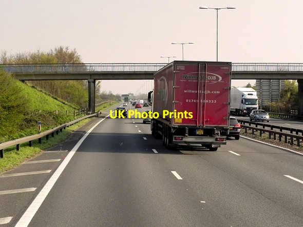 Photo 6"x4" Footbridge over the M4 near Slough Slough\/SU9979 c2015