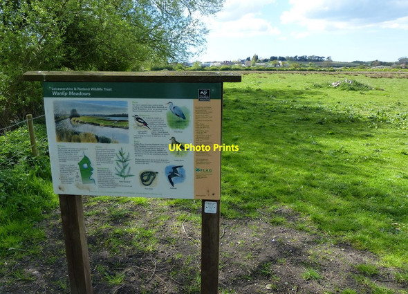 Photo 6"x4" Information board at Wanlip Meadows Wanlip c2015