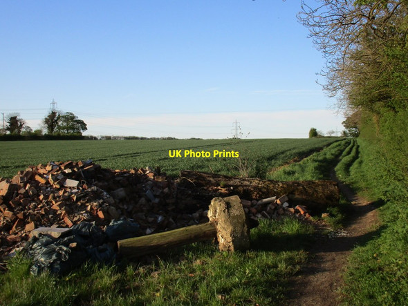 Photo 6"x4" Footpath to Skidby Riplingham c2015