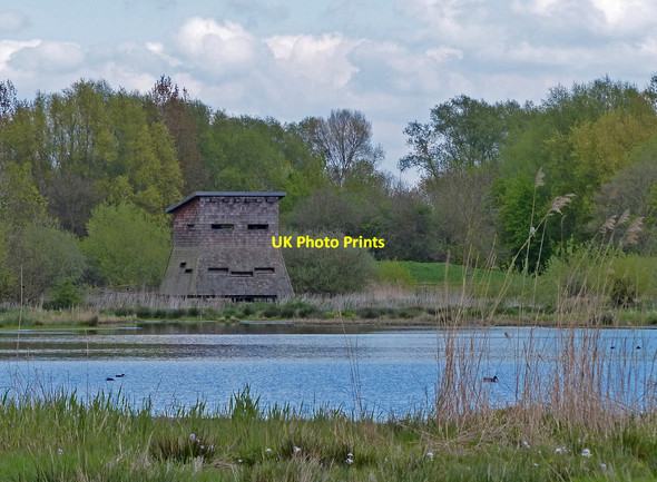 Photo 6"x4" Plover Bird Hide at the Watermead Country Park Wanlip c2015